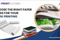 Right Paper Types For Your Book Printing