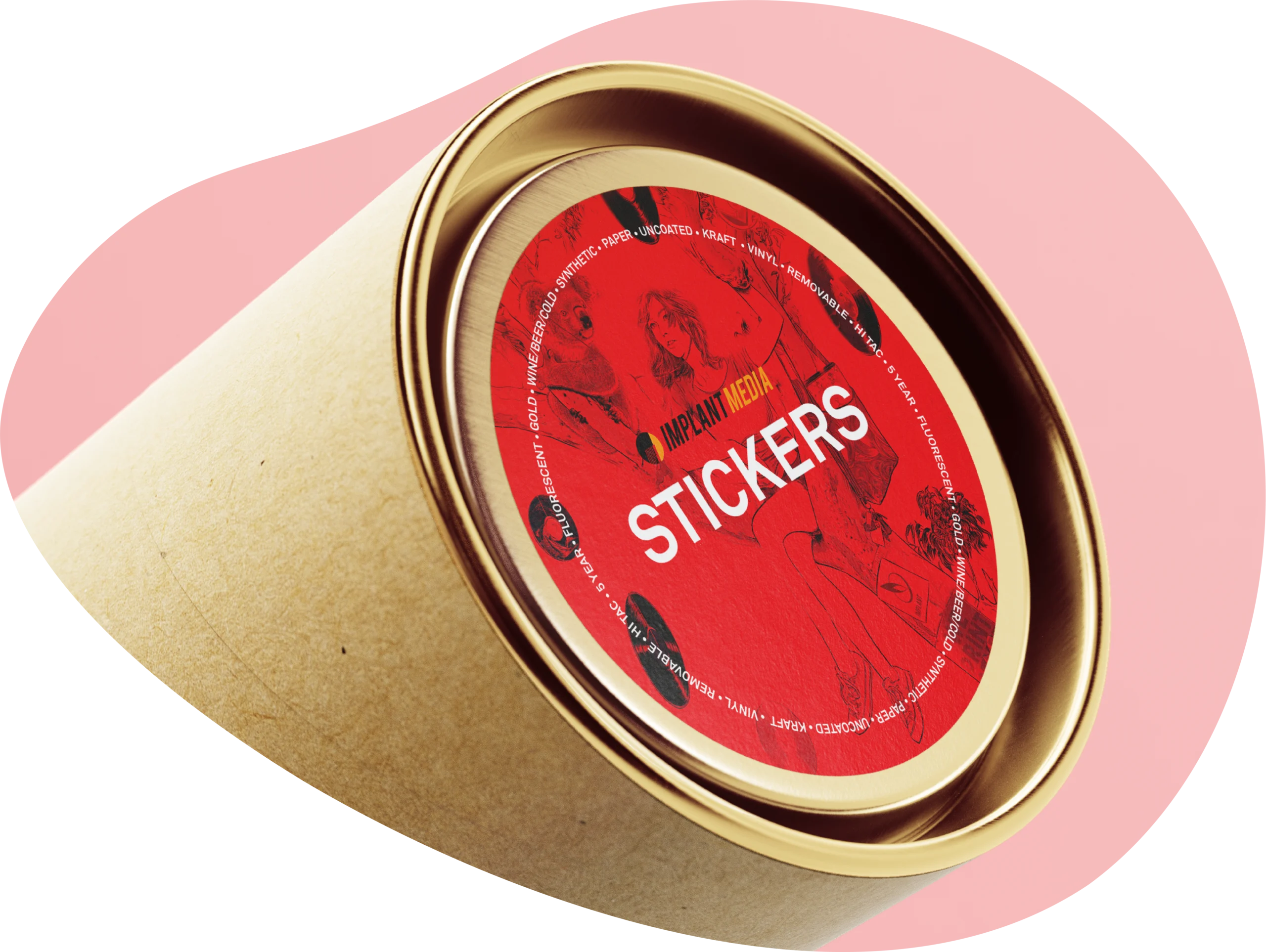 Custom stickers printing