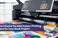 Best Colour Printing Options for Book Project